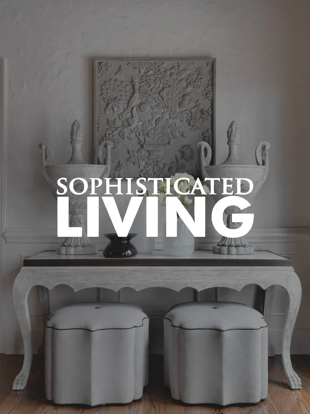 Press feature for Meagan Cooperman from Sophisticated Living Magazine.