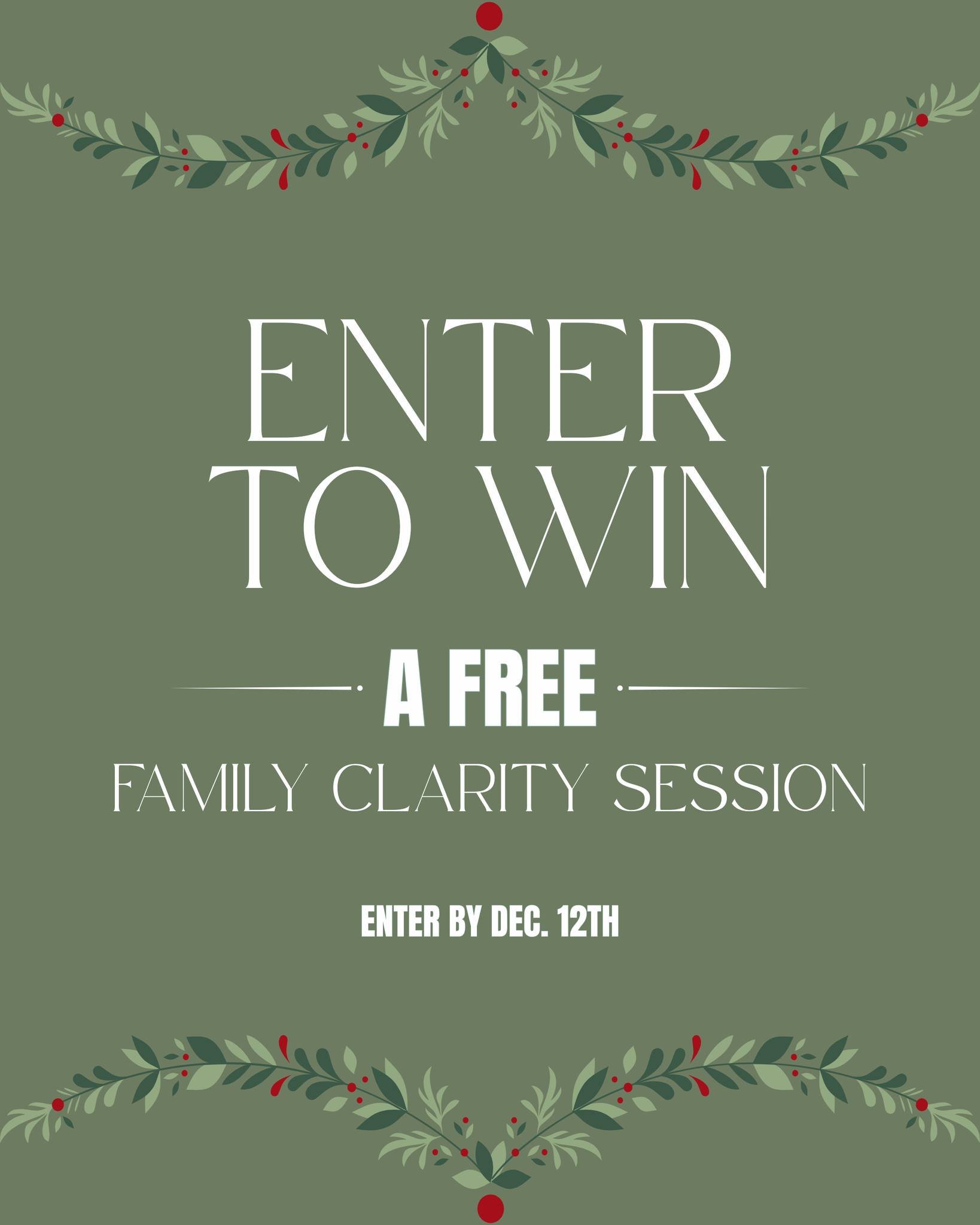 HOLIDAY GIVEAWAY 📣🎁

As the holiday season gets closer, stress can build. Especially when you&rsquo;re carrying worry, anxiousness, or uncertainty around a loved one&rsquo;s substance use.

To offer support and a moment of clarity during this time,