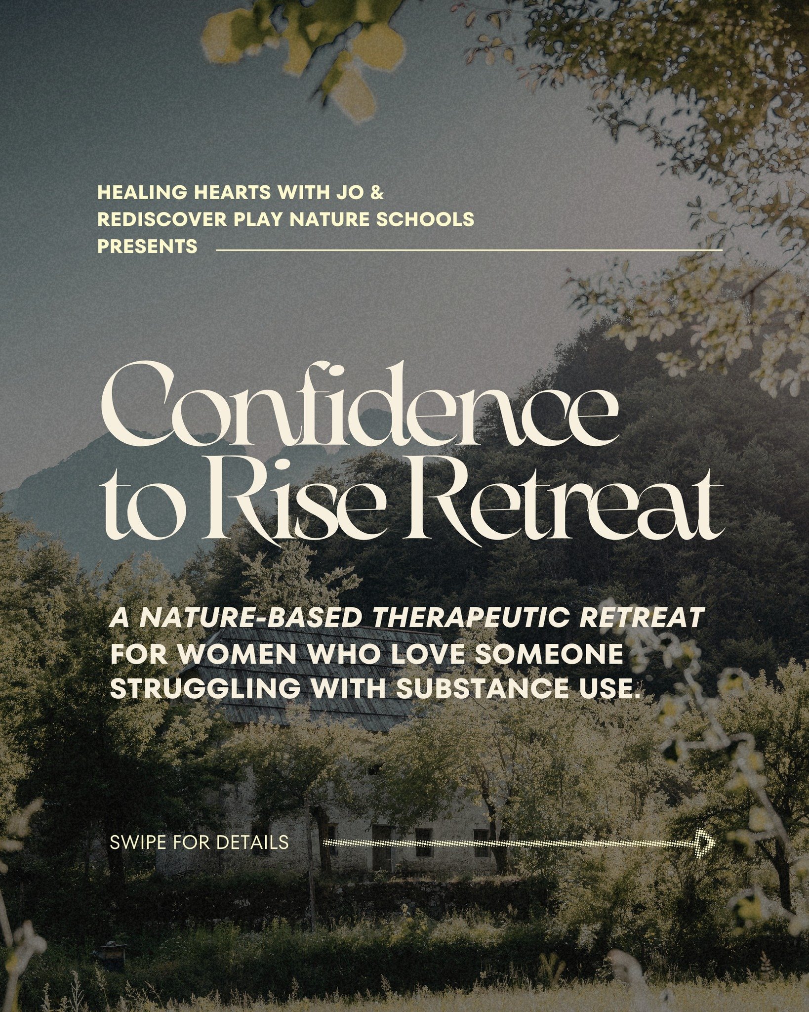 Introducing the Confidence to Rise: A Nature-Based Therapeutic Retreat &amp; Self Paced Course Framework 🌿⛰️🤍

Loving someone through substance use can take an emotional toll...The worry. The stress. The constant feeling of not knowing what to say 