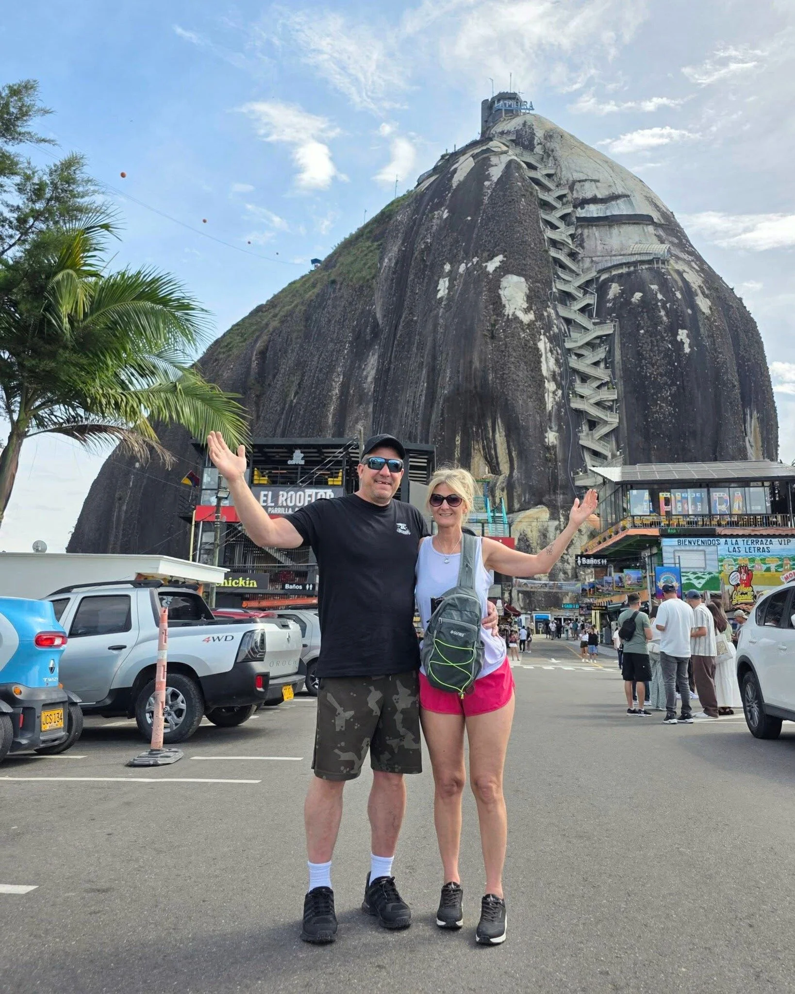 Sometimes the view is worth the climb.

Recently my husband and I climbed 740 steps up El Pe&ntilde;&oacute;n de Guatap&eacute;! There were definitely moments throughout where it would have been easier to turn around. But step by step, we kept going.