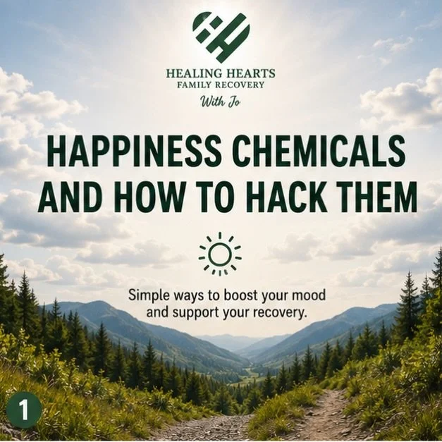 Healing isn&rsquo;t just emotional, it&rsquo;s physical too. 🤍

Our brains naturally produce &ldquo;happiness chemicals&rdquo; that can help regulate stress, improve mood, and support recovery. Sometimes the smallest things like sunshine, movement, 