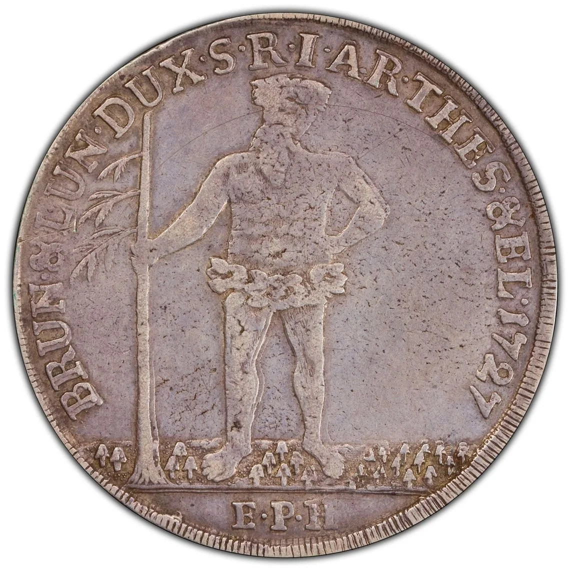 1727 Brunswick Thaler Pcgs Certified (Xf Detail - Scratched)