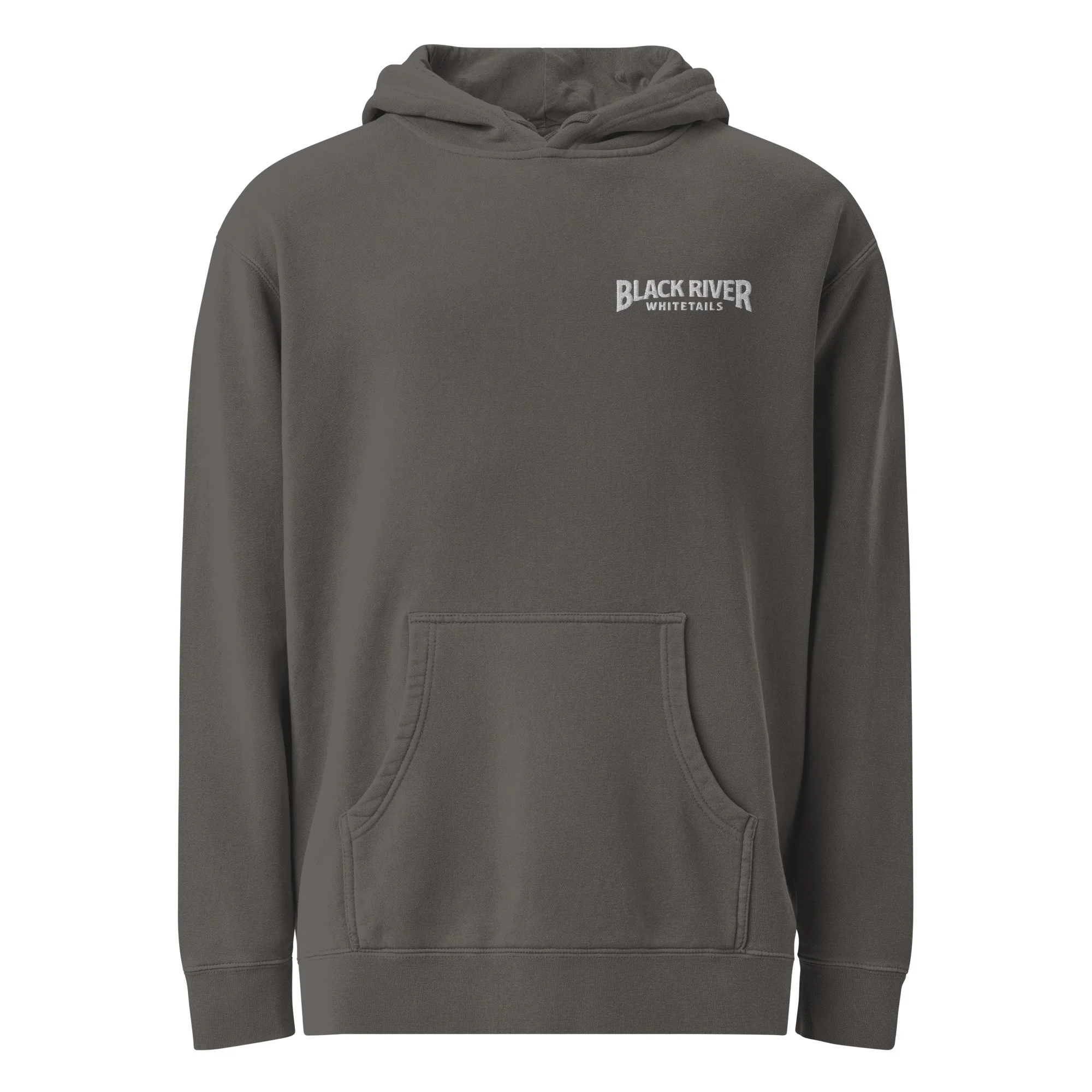 Vintage wash embroidered name hoodie