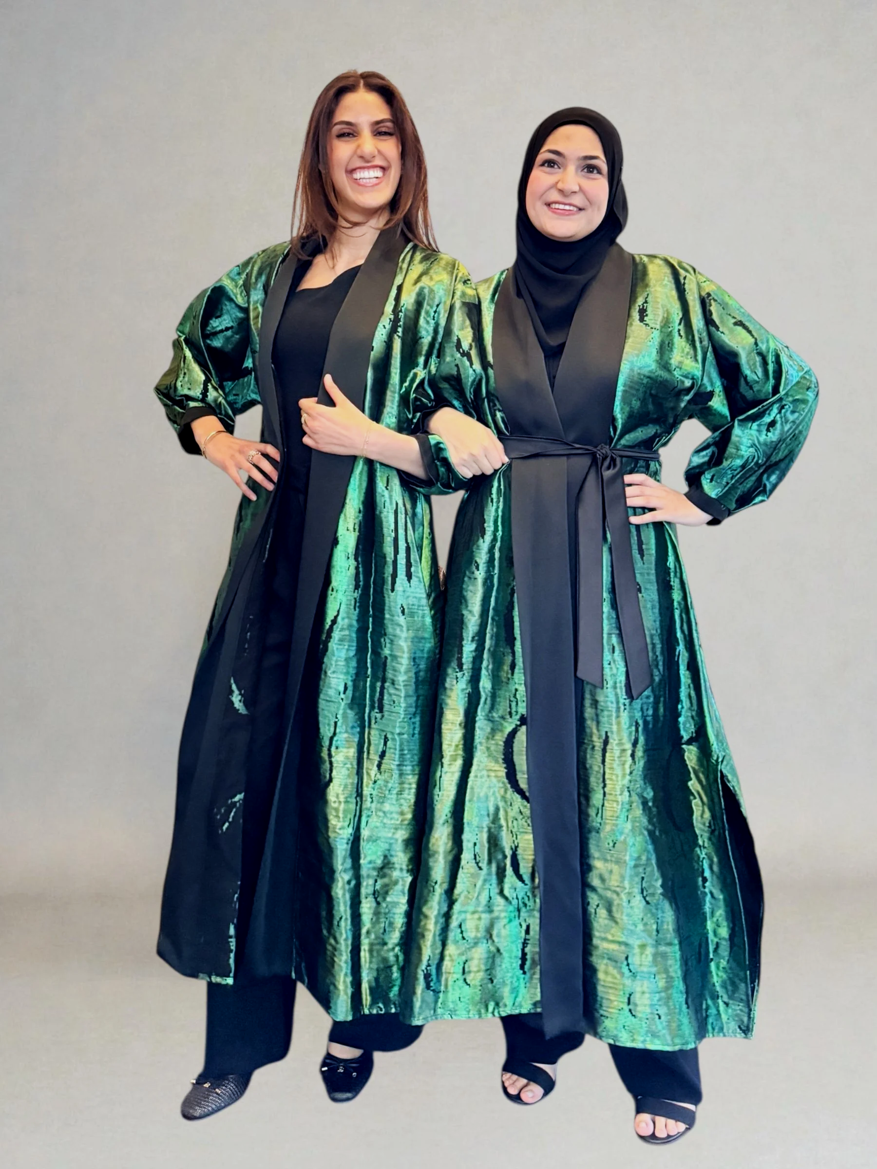 TAJI'Z-  Green Special Occasion Abaya