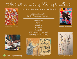 Art Journaling though Lent