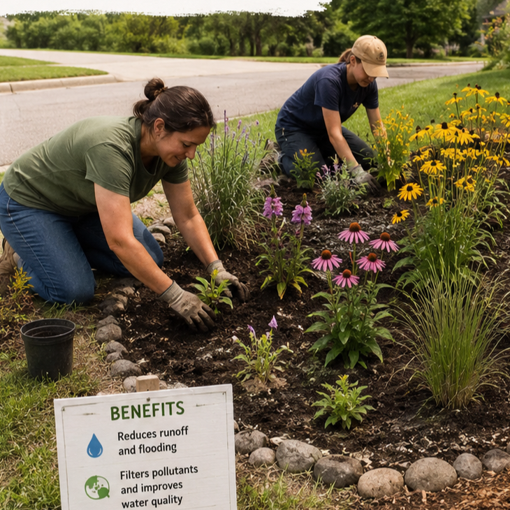 Rain Garden Planting Event