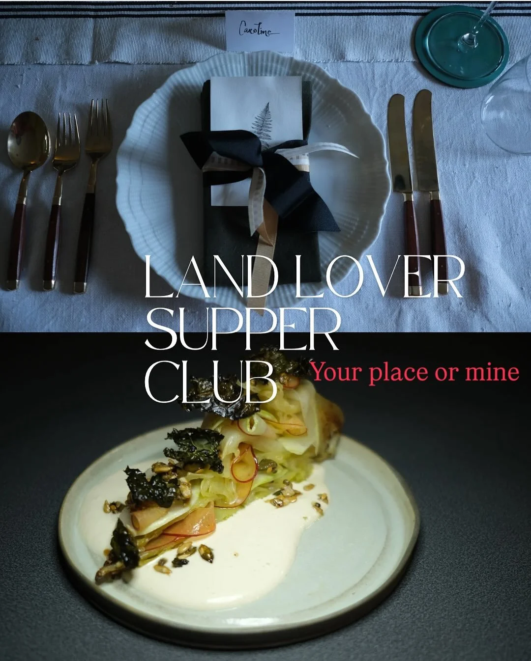 &ldquo;Love the idea of hosting a beautiful dinner party with stunning food, tablescaping, and service &mdash; but just don&rsquo;t have the time to plan it all? 👀&rdquo;
✨ And let&rsquo;s be honest &mdash; booking restaurants for groups can be a he