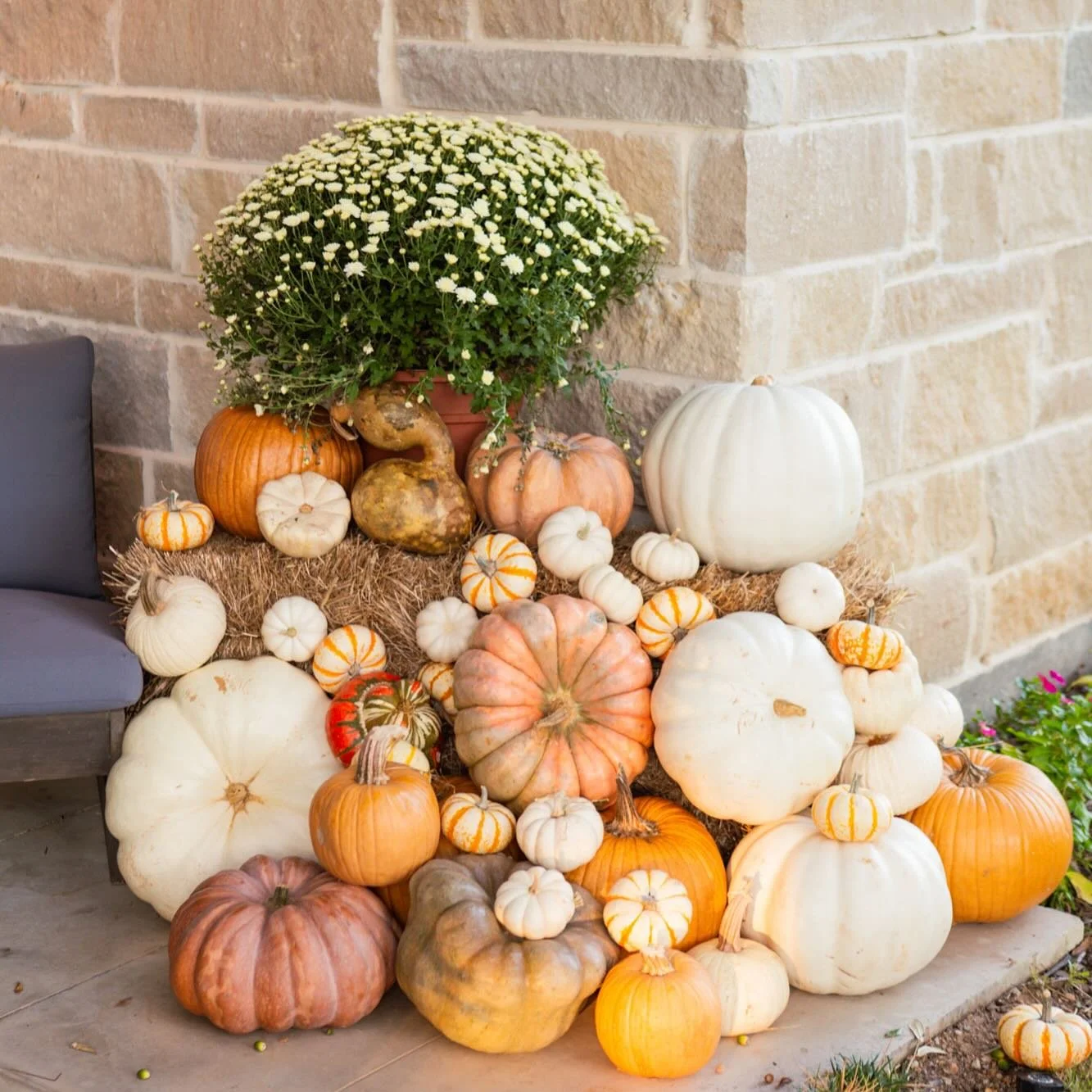 A close up of our Modern Linen package - the perfect way to spice up your porch this season!