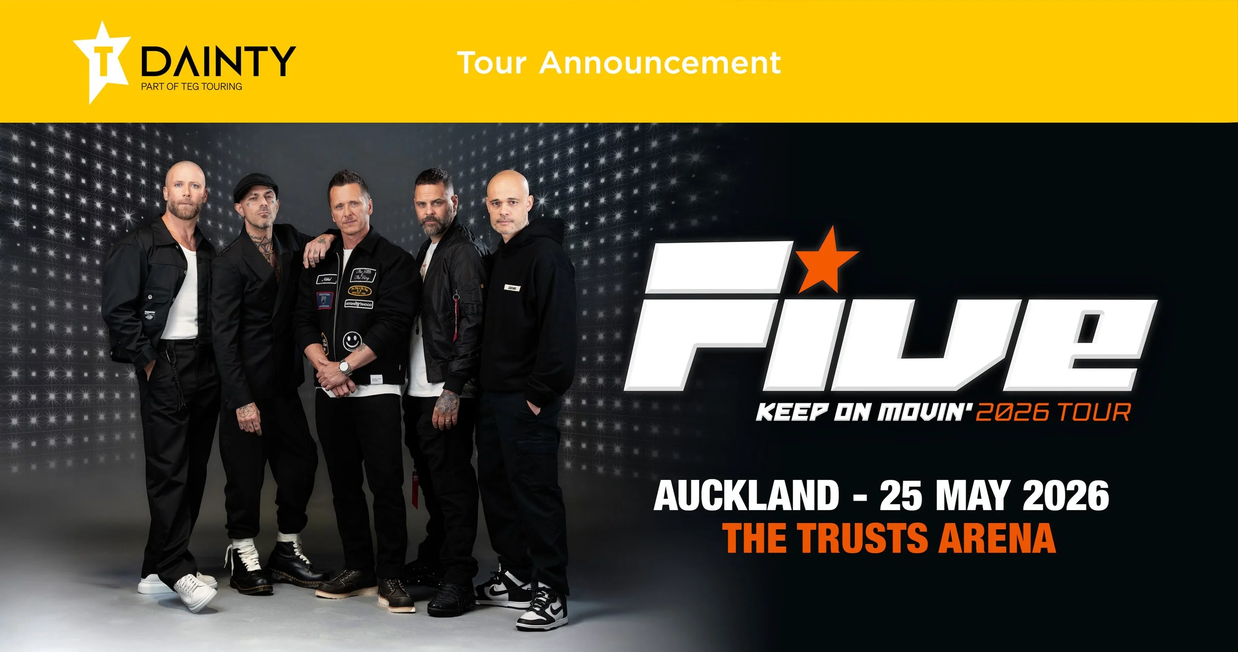 Five - Keep On Movin’ 2026 - Auckland, New Zealand - May 2026