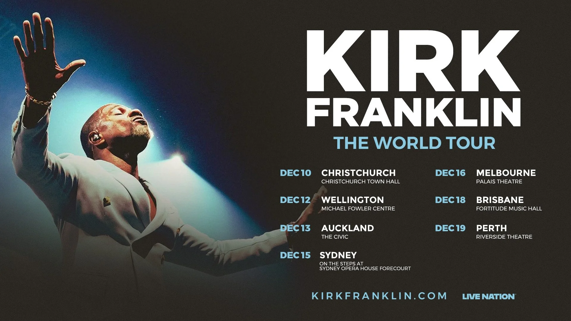 Kirk Franklin - World Tour 2025 - Wellington - 12th December 2025