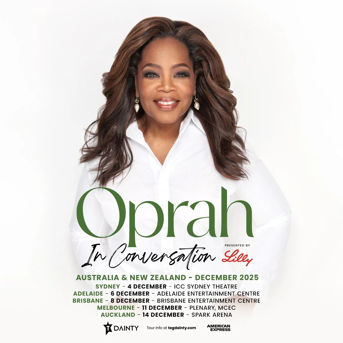 Oprah Winfrey - Oprah In Conversation - Auckland - 14 December 2025