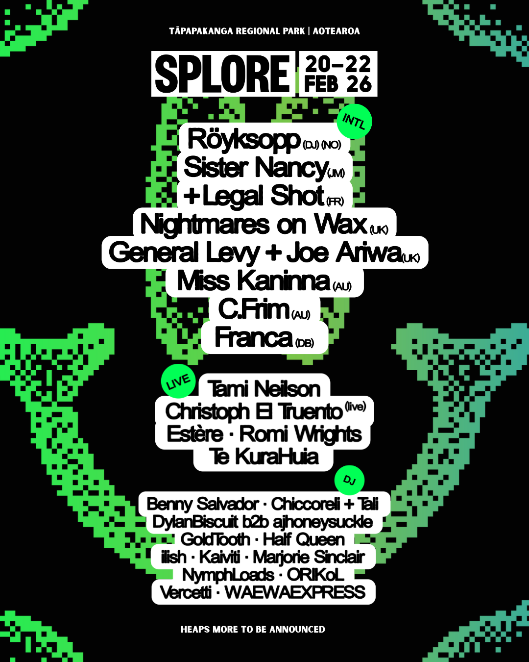 Splore 2026 - Auckland - 20th - 22nd February 2026