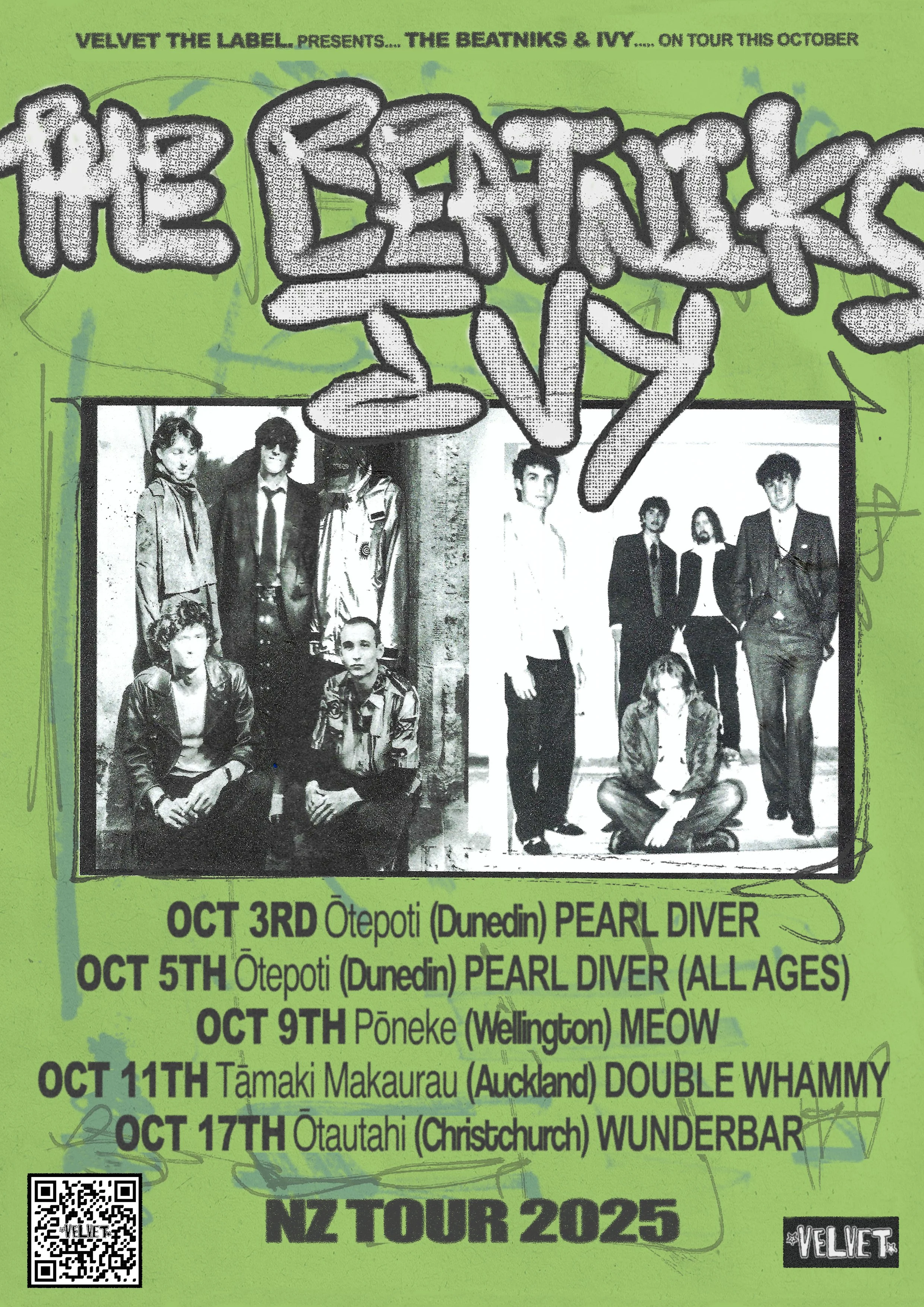 The Beatniks & Ivy - New Zealand Tour - Dunedin - 3rd October 2025