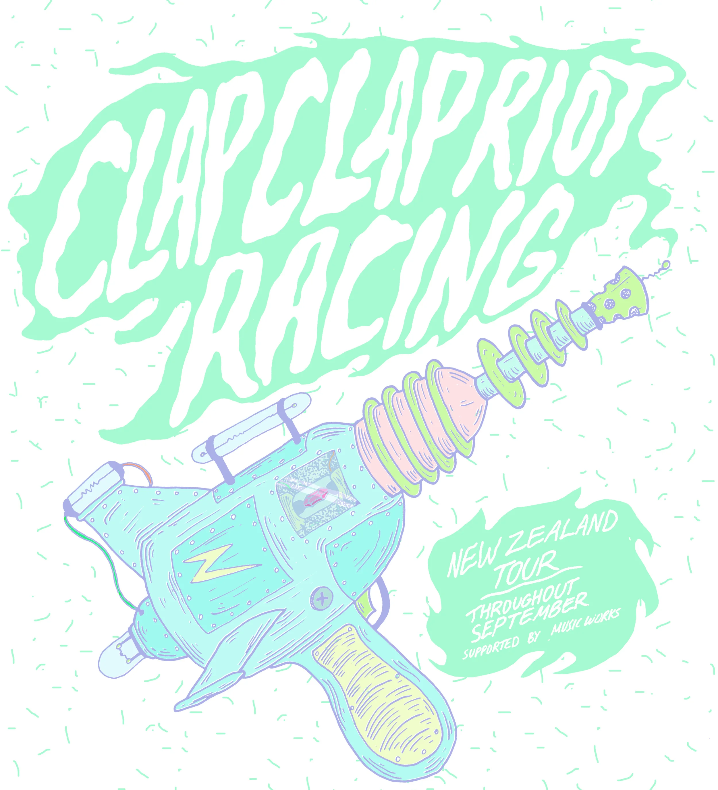Clap Clap Riot & Racing set for NZ tour