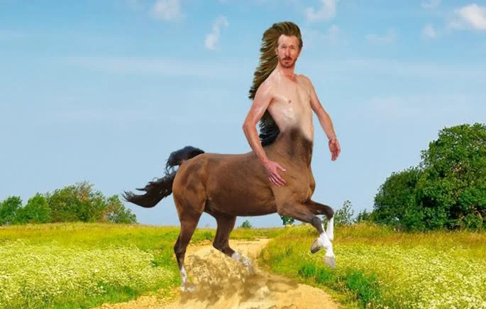 Centaur - half man, half horse, half artist
