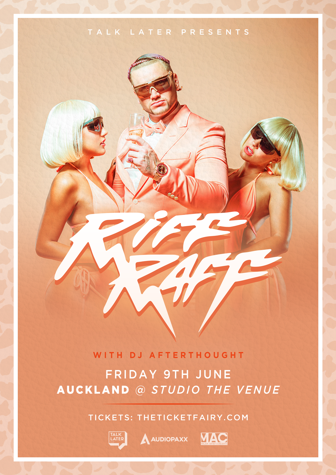 US rapper Riff Raff announces local support acts
for his Auckland show