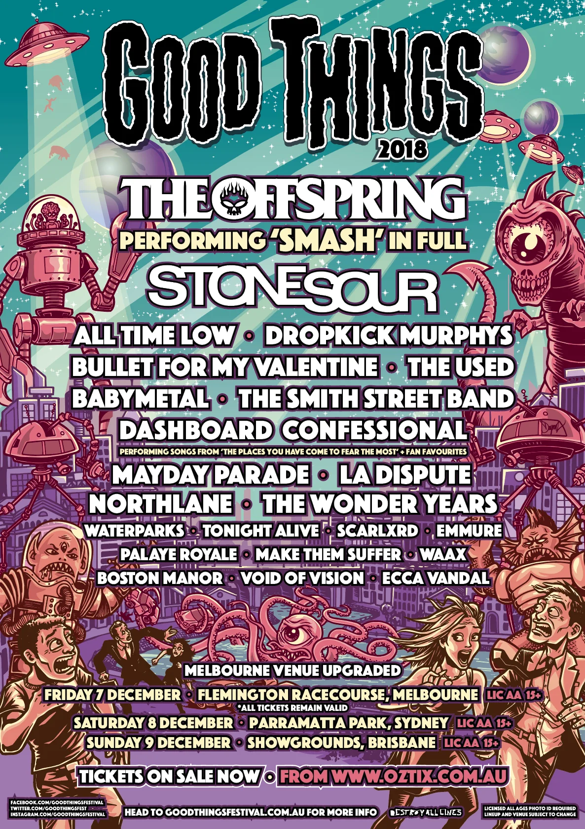Good Things 2018 - Australian Alternative Music Festival Lineup and More!!!