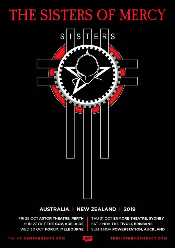 The Sisters Of Mercy to add Perth, Adelaide and Auckland to their 2019 tour
