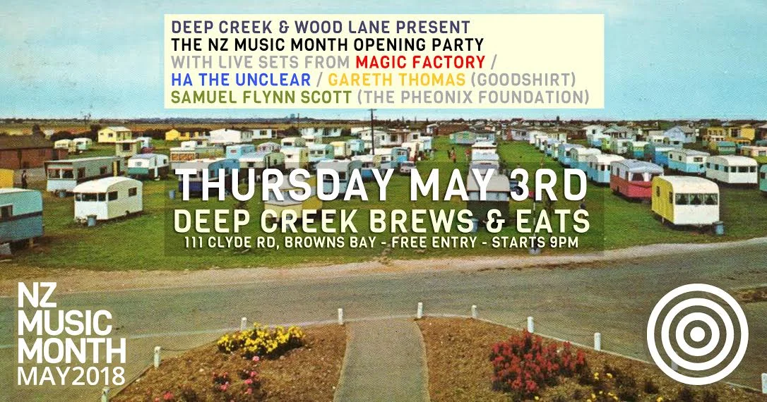 Deep Creek & Wood Lane Present New Zealand Music Month Opening Party
