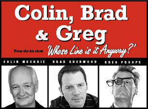 Colin, Brad & Greg from 'Whose Line Is It Anyway?' heading to NZ