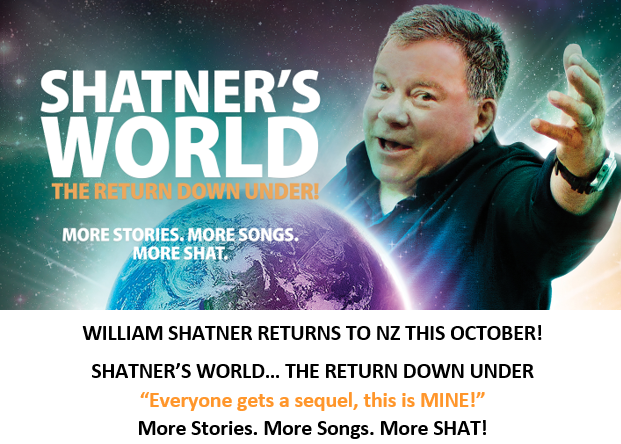 William Shatner heading to NZ