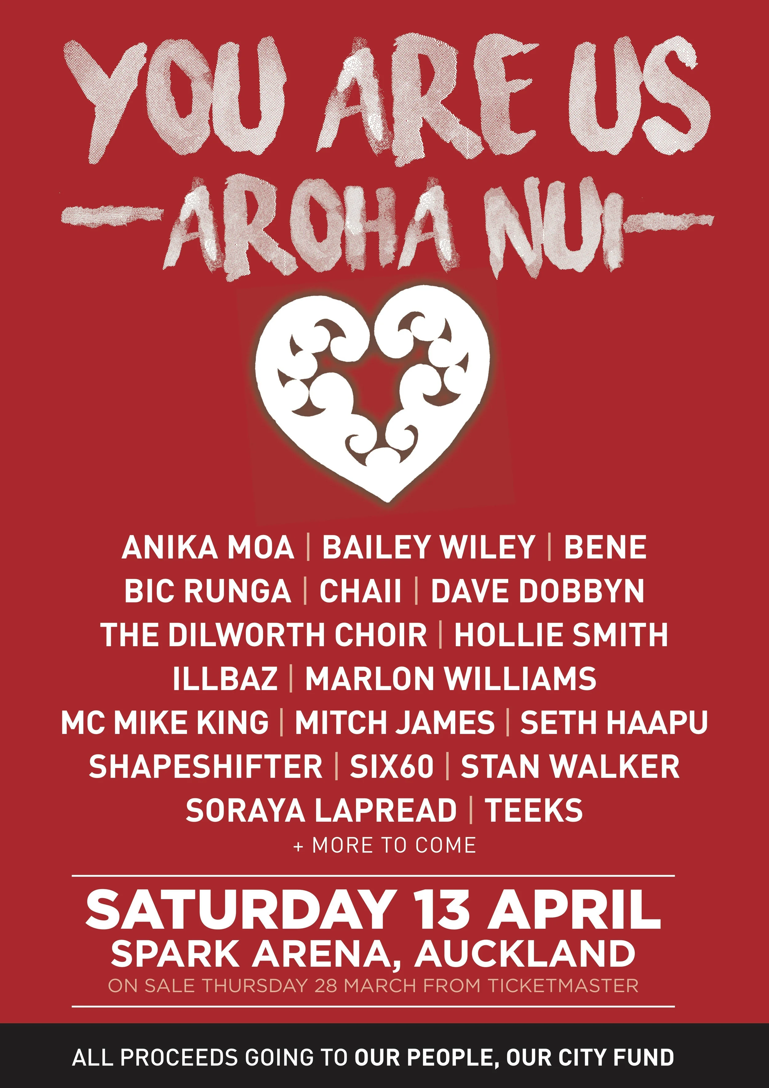 YOU ARE US/AROHA NUI: Auckland and Christchurch lineups announced