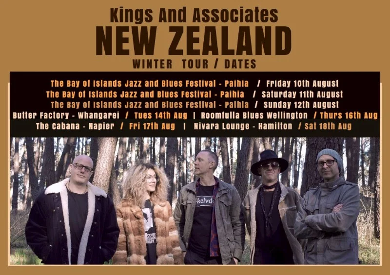 Australian Blues Band Kings & Associates announce NZ Tour