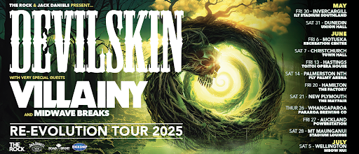 Tour News - Devilskin announce Re-evolution Tour 2025 with special guests Villainy and Midwave Breaks