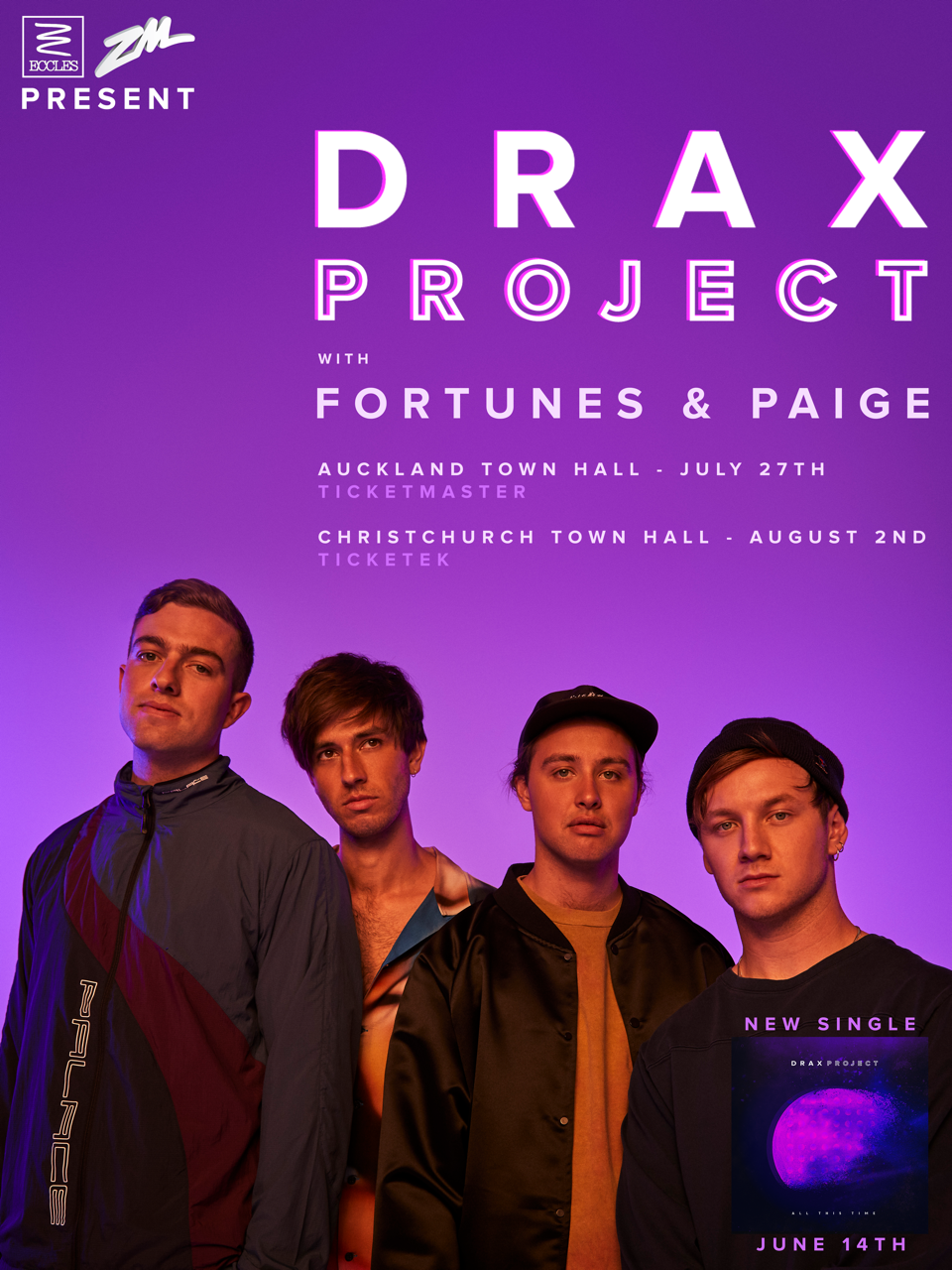 Drax Project announce NZ shows for this July-August