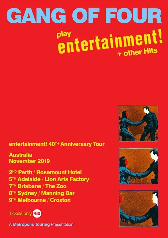 Gang of Four reschedule Australia and New Zealand Tour dates