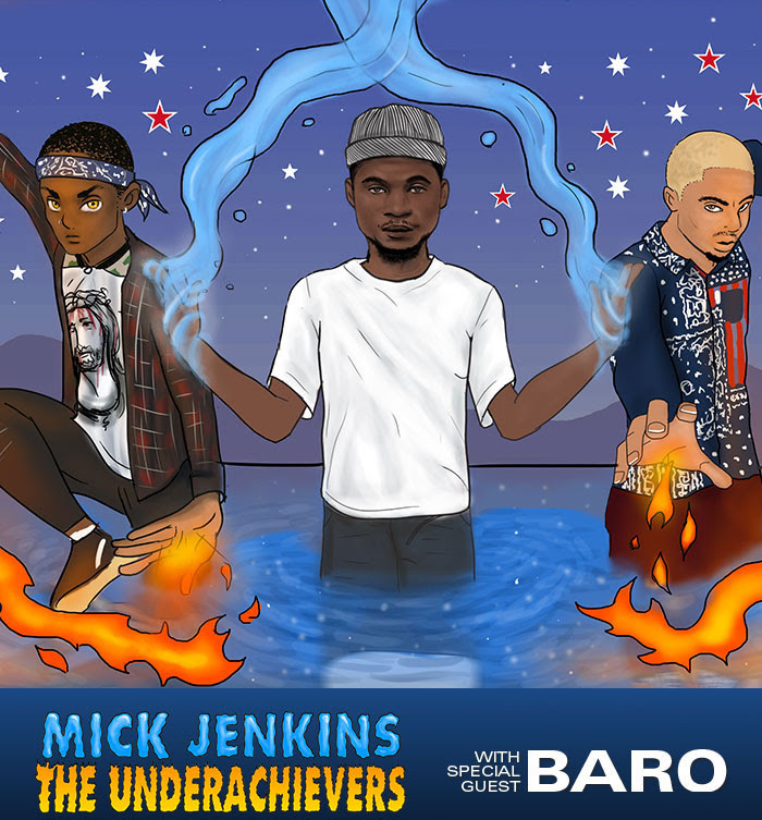 Mick Jenkins & The Underachievers announce NZ & Australia tour
