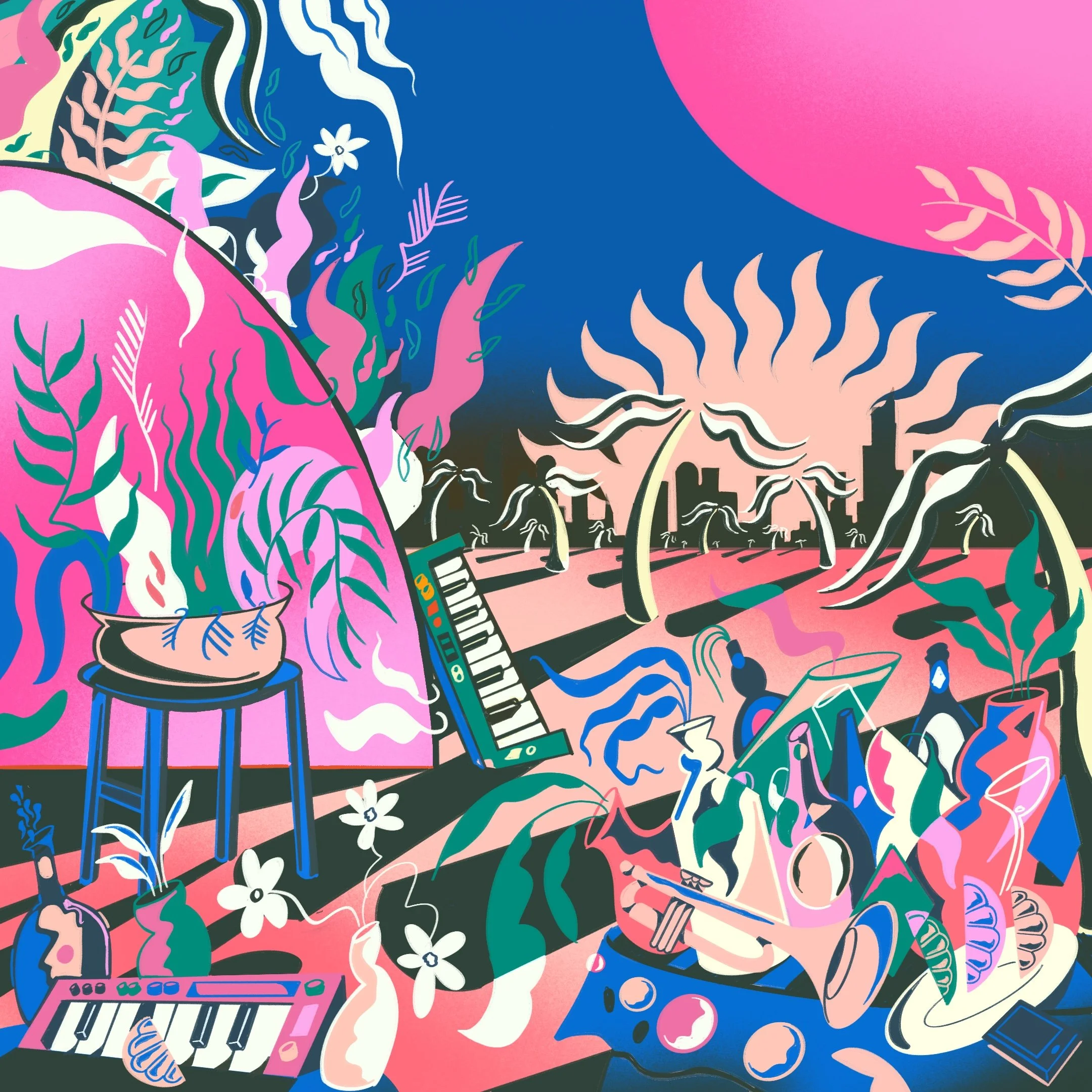 New Music & Video Release - Flamingo Pier release EP Supro - August 2024