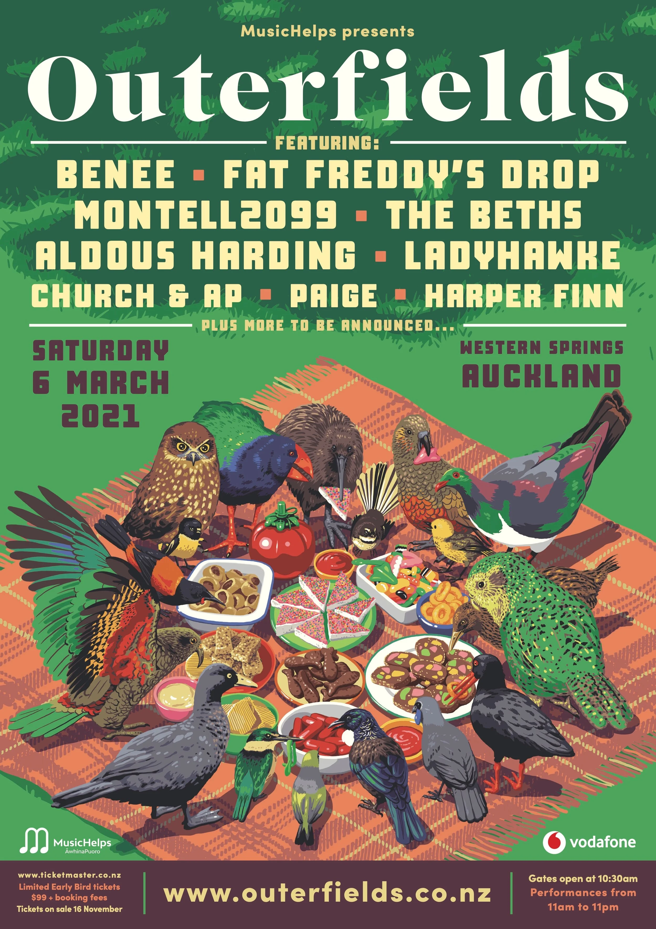 Festival News - Outerfields2021 Unveils Auckland’s Biggest Music Line-up of the Summer