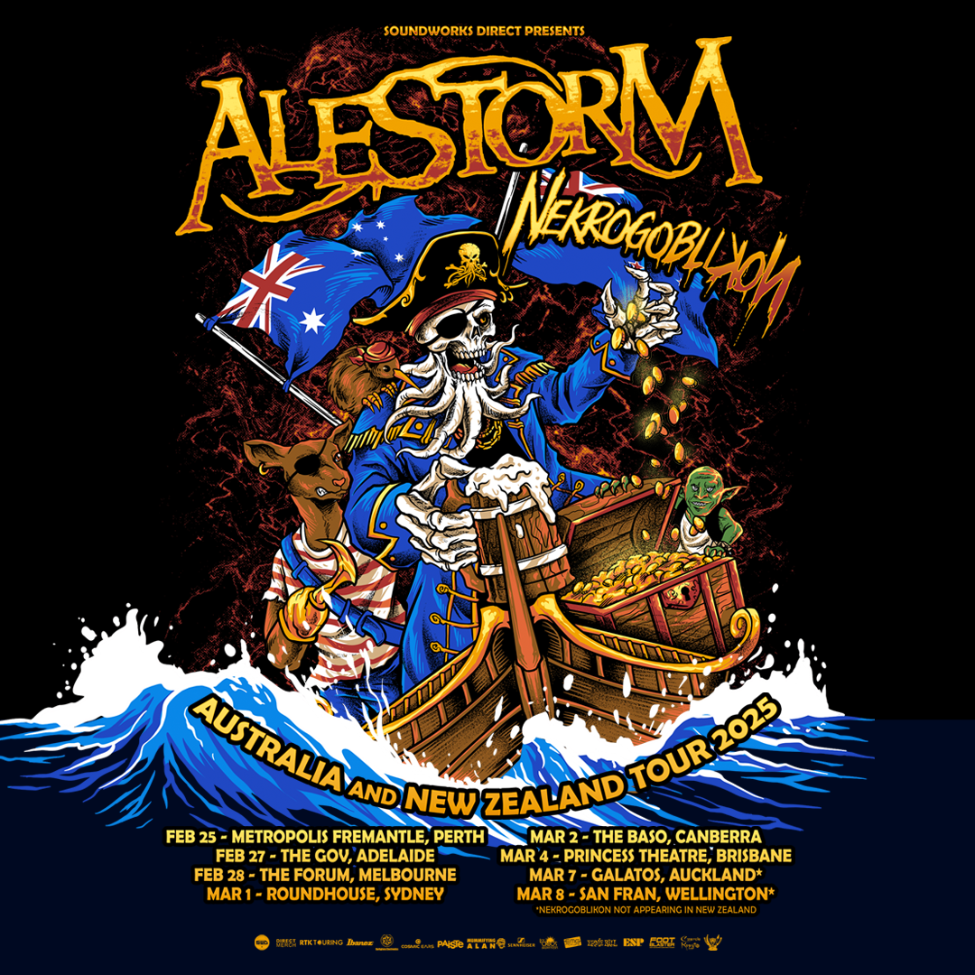 Tour News - Ahoy! Alestorm announce NZ and Australia 2025 Tour