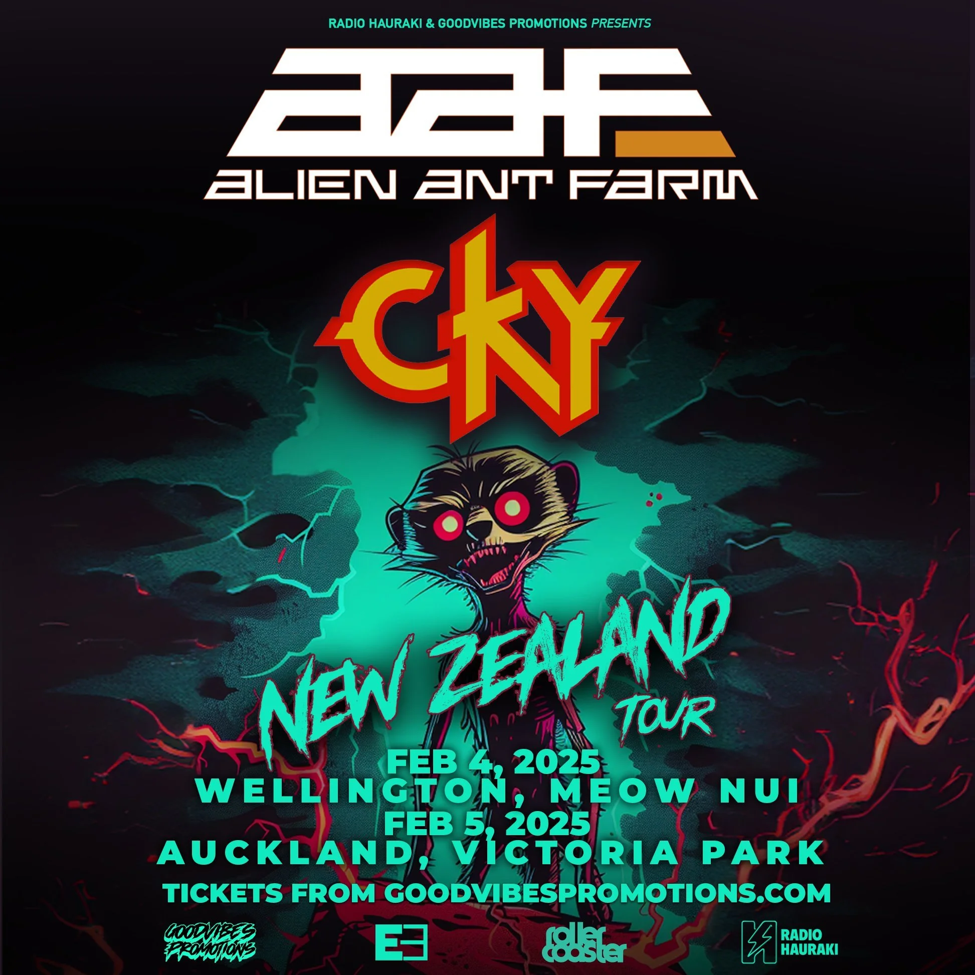 Tour News - Alien Ant Farm & CKY announce New Zealand Tour