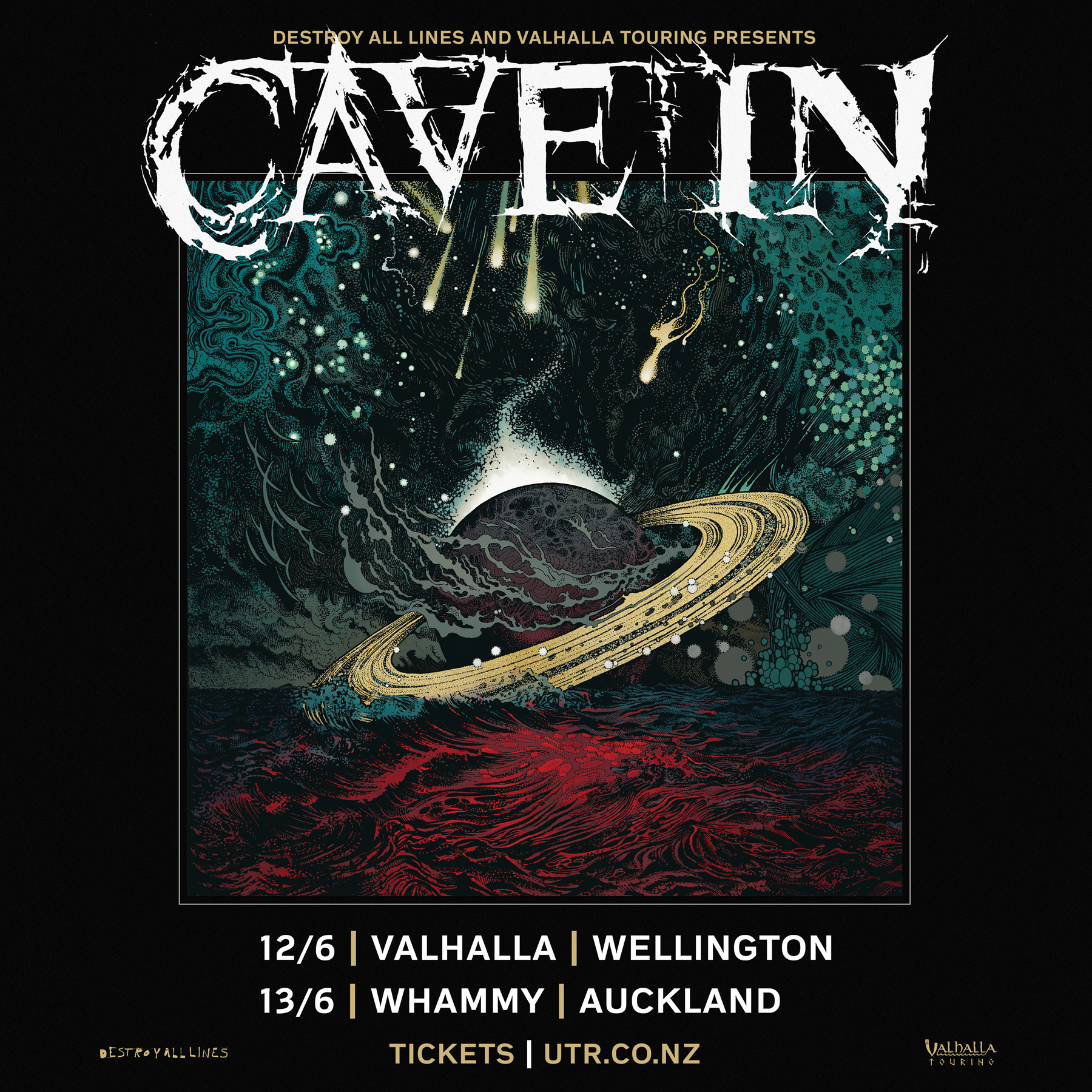 Tour News - Cave In announce First Ever NZ Tour