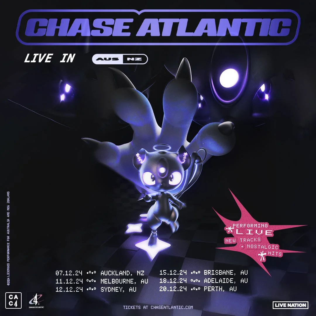 Tour News - Chase Atlantic - live in Australia & New Zealand December 2024 tour