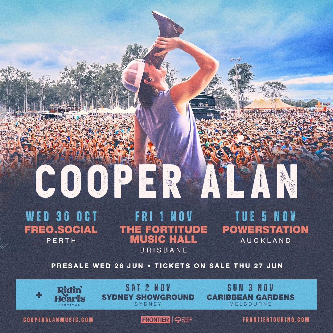 Tour News - Cooper Alan: Australia & New Zealand shows announced in October and November!