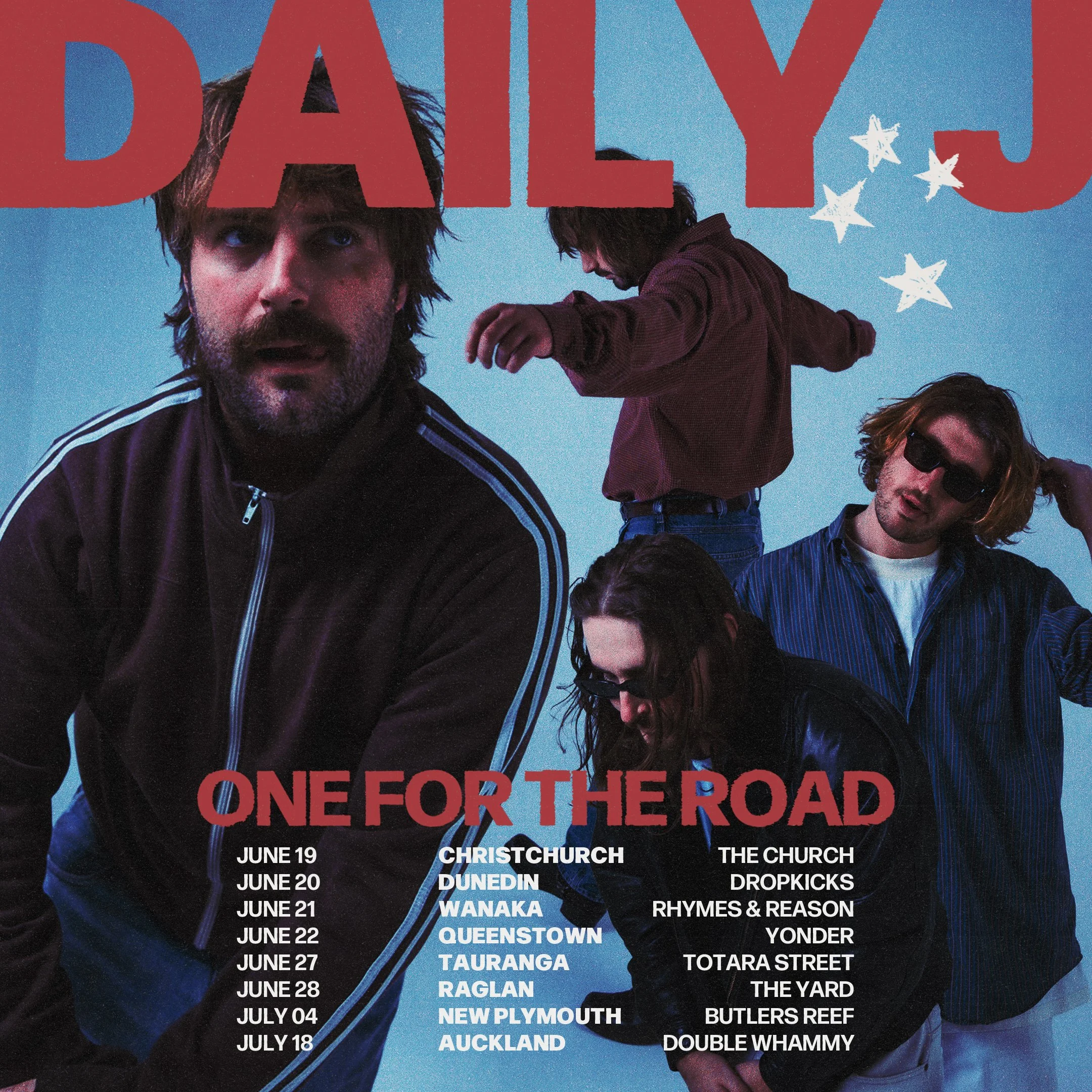 Tour News - Daily J - Announce 'One For The Road' New Zealand Tour Ahead Of Move To Australia
