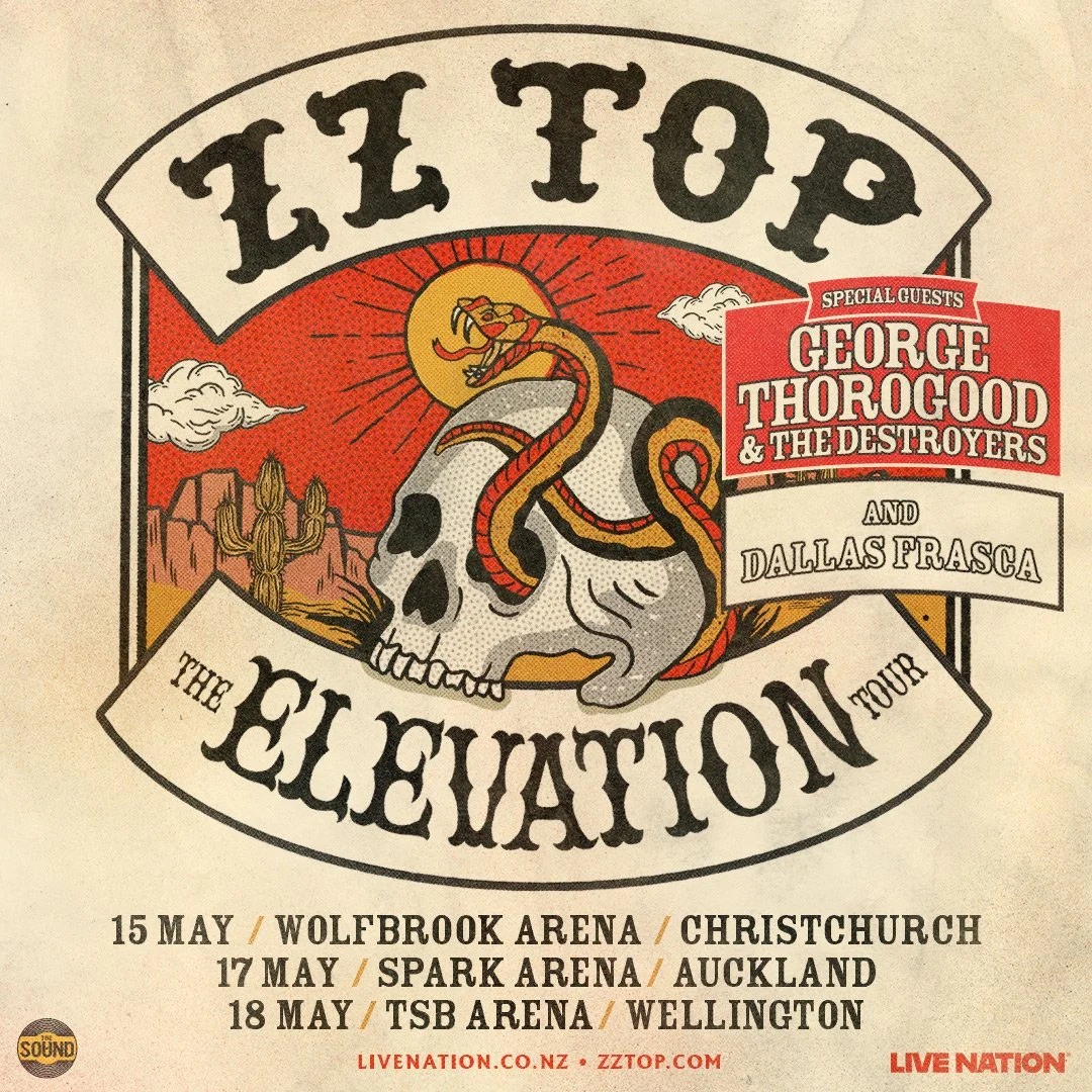 Tour News - Dallas Frasca announed as support on ZZ Top’s The Elevation Tour