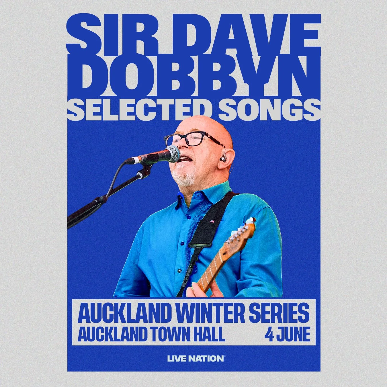 Tour News - Sir Dave Dobbyn joins Auckland Winter Series Lineup