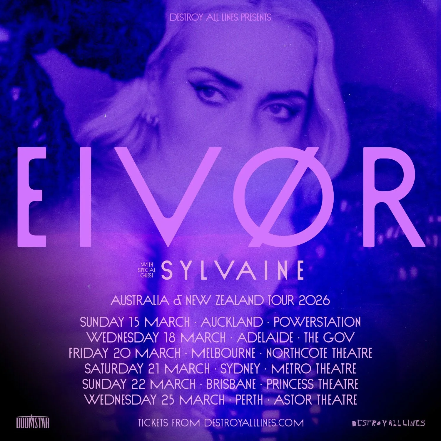 Tour News - Eivør Returns to Australia & New Zealand in 2026 with Special Guest: Sylvaine