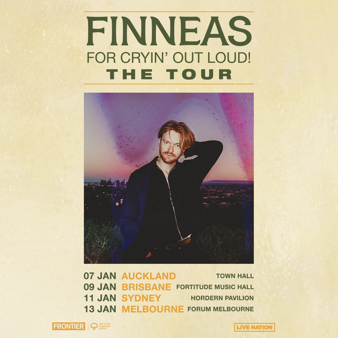 Tour News - For Cryin' Out Loud! Finneas announces New Zealand & Australia headline shows