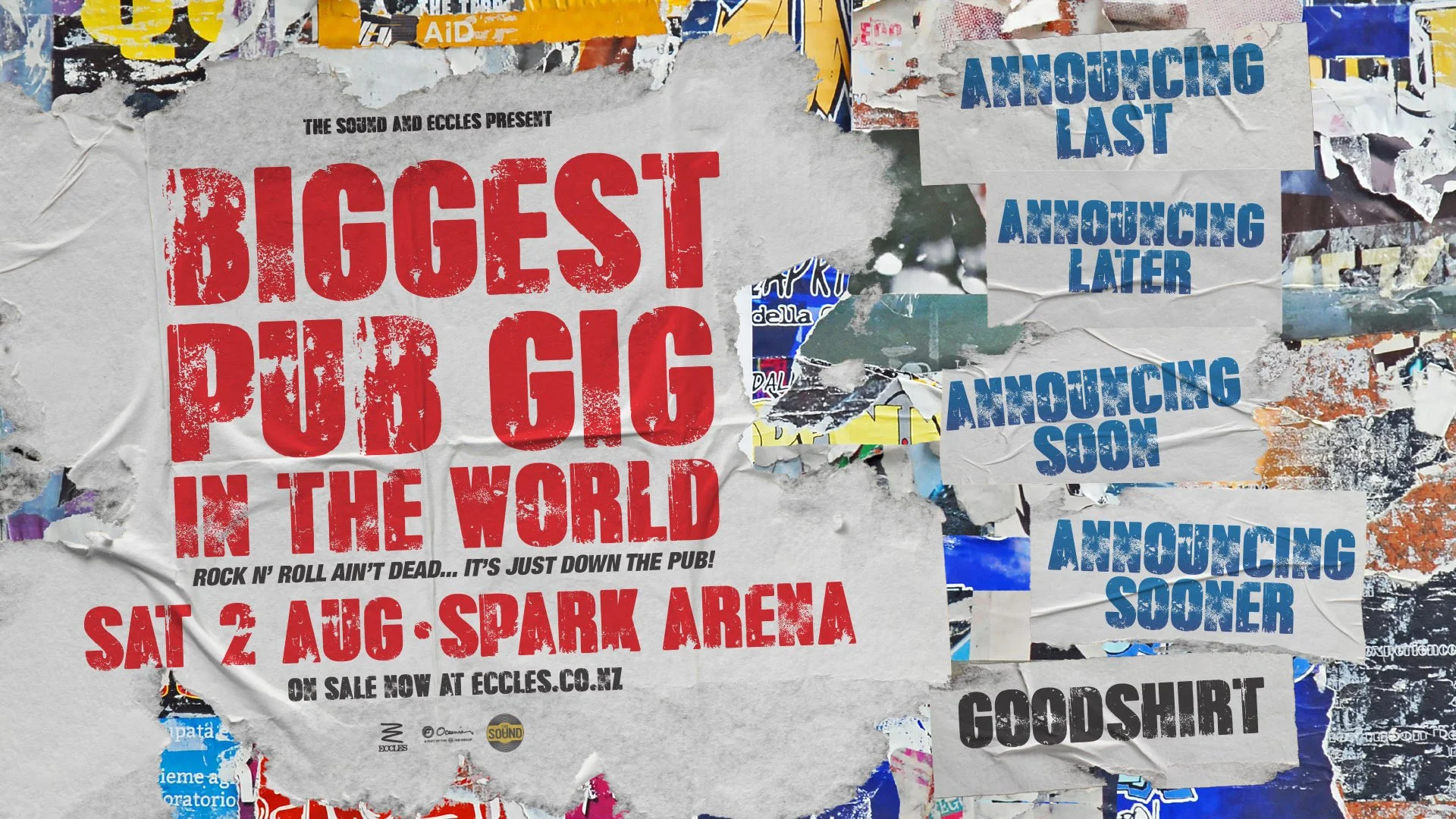Tour News - Goodshirt Revealed As First Act Playing The Biggest Pub Gig In The World!