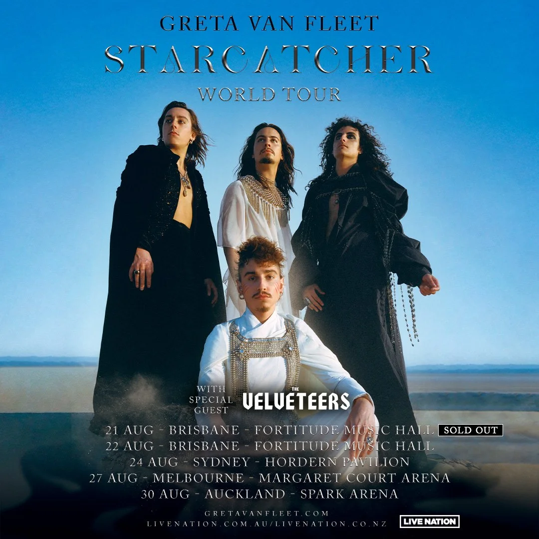 Tour News - Greta Van Fleet announce The Velveteers as support for NZ & Australian Tour