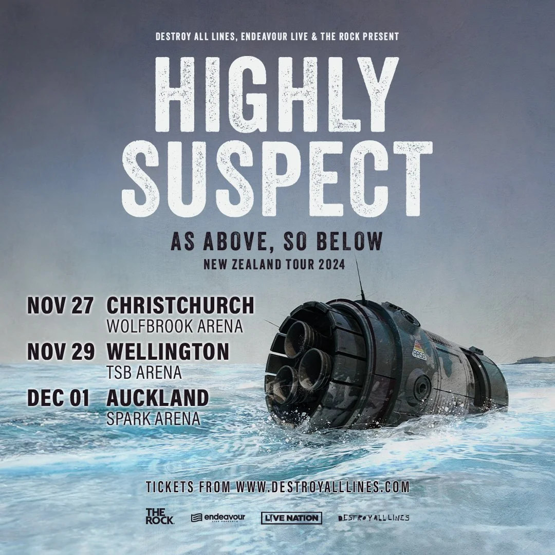 Tour News - Highly Suspect announce New Zealand tour