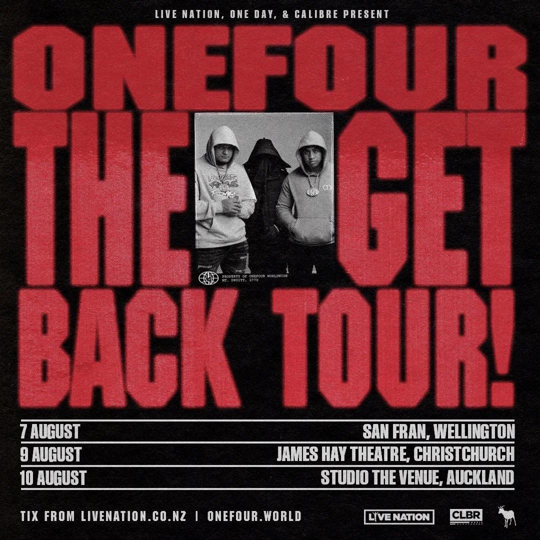 Tour News - Infamous Australian rap group ONEFOUR announces New Zealand tour for August 2024