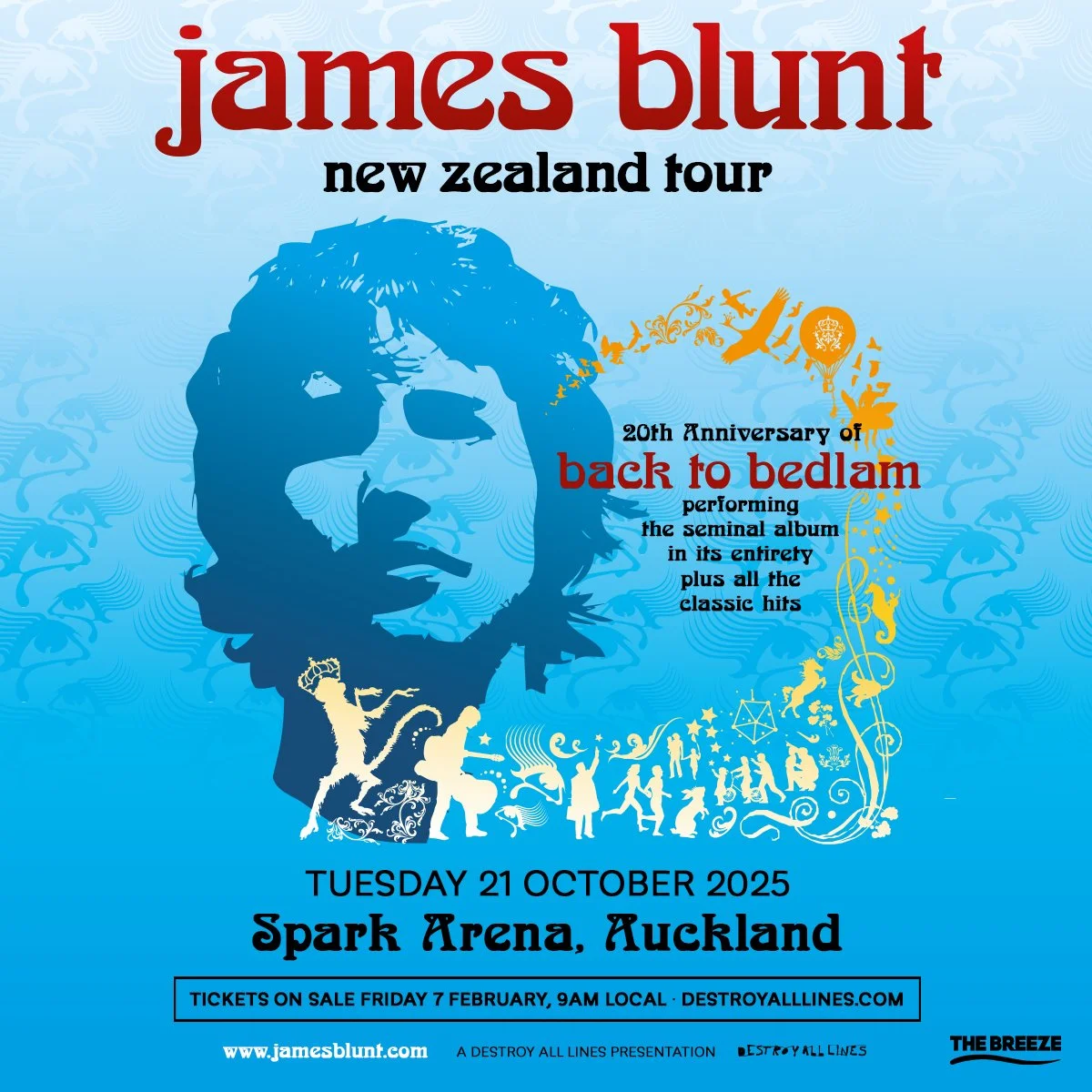 Tour News - James Blunt announces 2025 Auckland show
