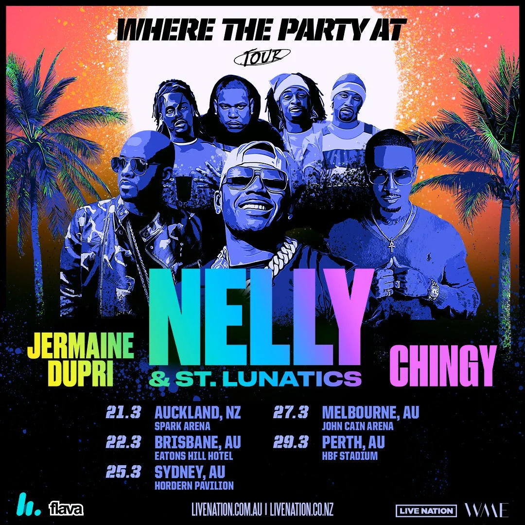 Tour News - Music superstar Nelly brings 'Where The Party At' Tour to Australia and New Zealand