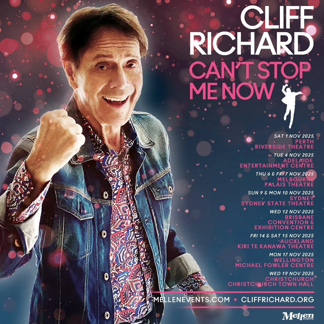 Tour News - Sir Cliff Richard announces Australian and New Zealand Tour